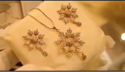 Flower set Necklace Premium Quality|| Branded