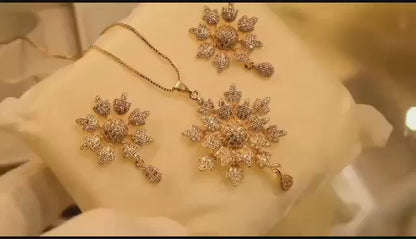 Flower set Necklace Premium Quality|| Branded